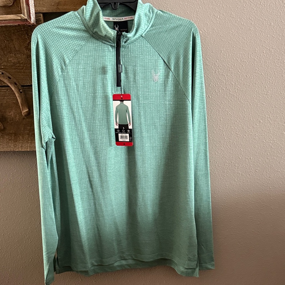 Spyder Mint Green Performance Pullover